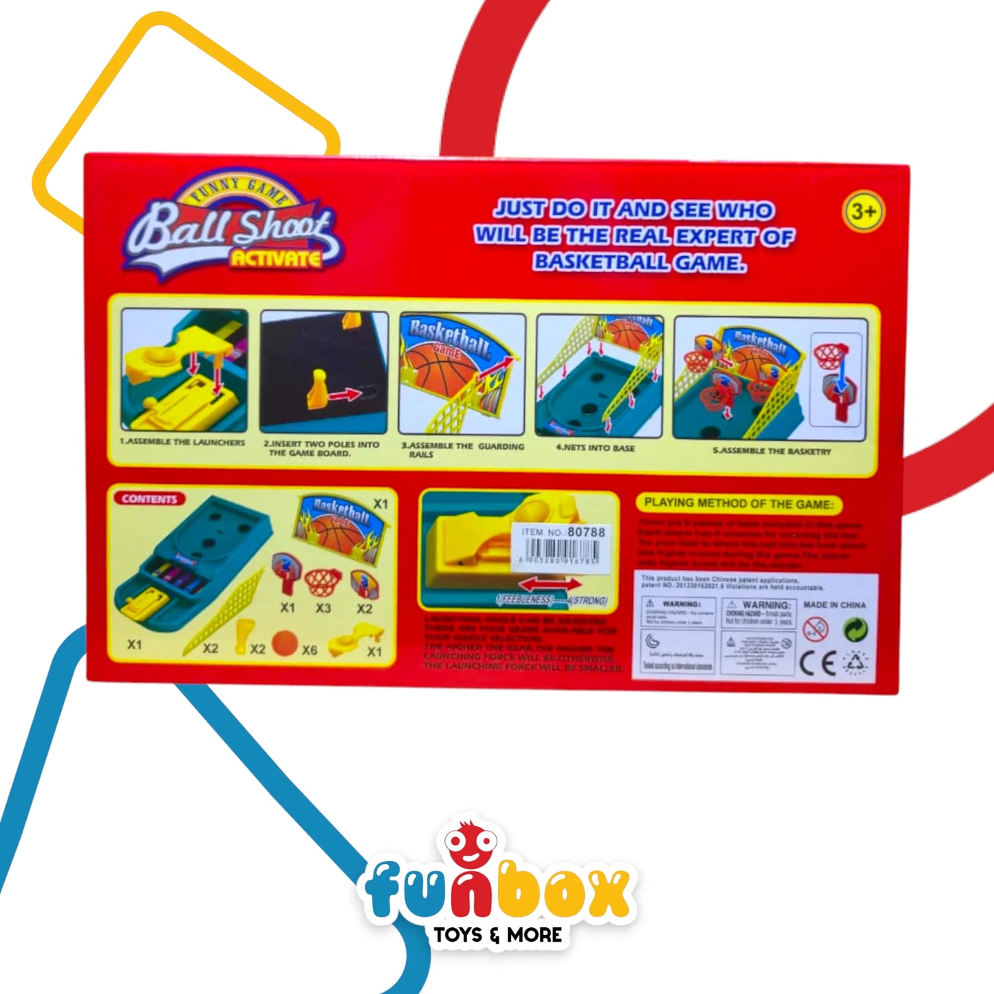 Ball Shoot Activate – Mini Basketball Game for One or More Players