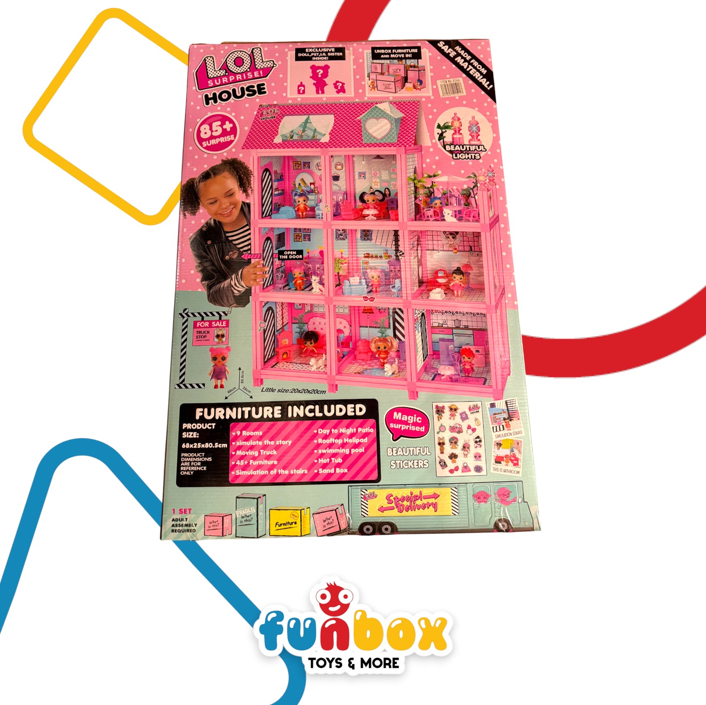 Barbie House – Light-Up Playset