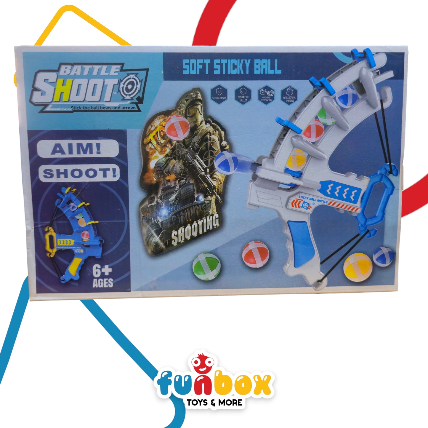 Battle Shoot Blaster Toy – Soft Ball Shooter