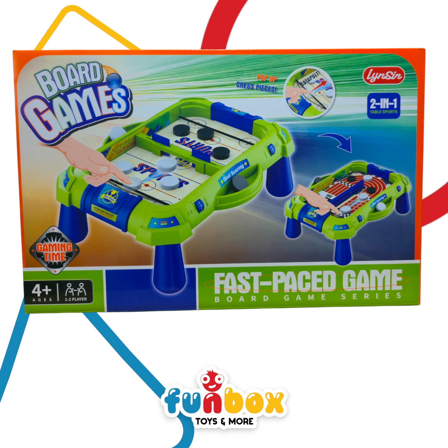 Board Games – 2-in-1 Fast-Paced Adventure