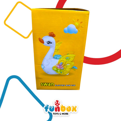 Funny Swan – Electric Bump & Go Toy with Music, Light & Egg-Laying Action