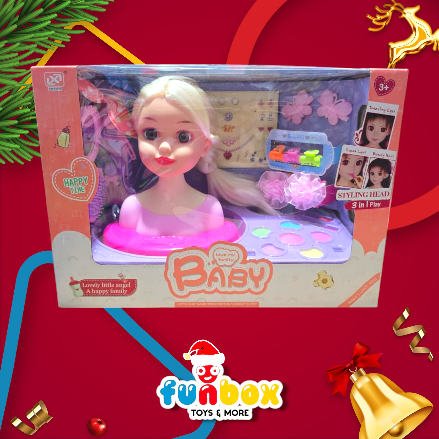 Barbie Head Styling Set – Imaginative Beauty Fun