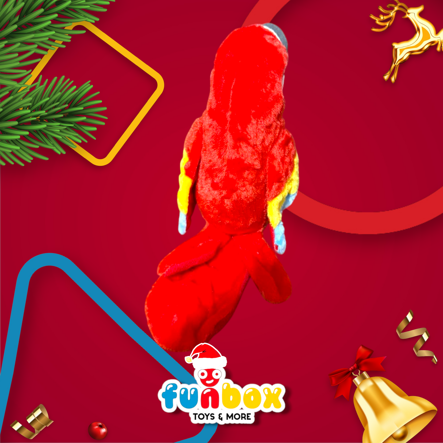 Big Plush Parrot – Your Colorful Cuddly Friend!