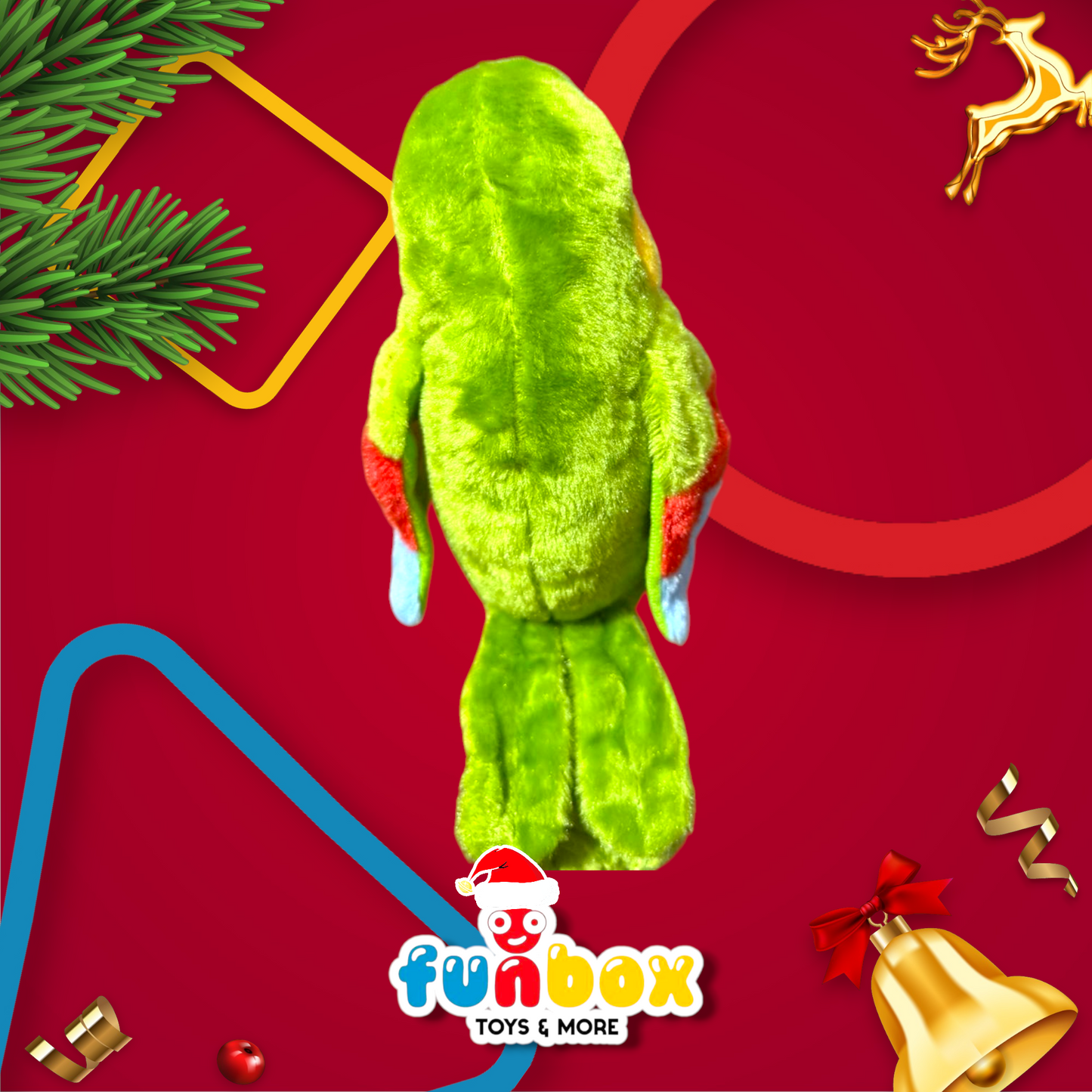 Big Plush Parrot – Your Colorful Cuddly Friend!