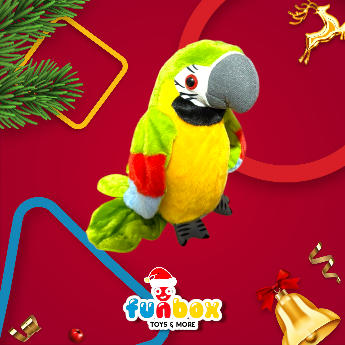 Big Plush Parrot – Your Colorful Cuddly Friend!