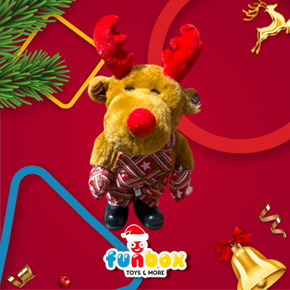 Big Elf Plush with Deer – Christmas Cuddles & Magic!