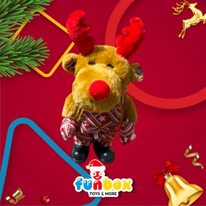 Big Elf Plush with Deer – Christmas Cuddles & Magic!