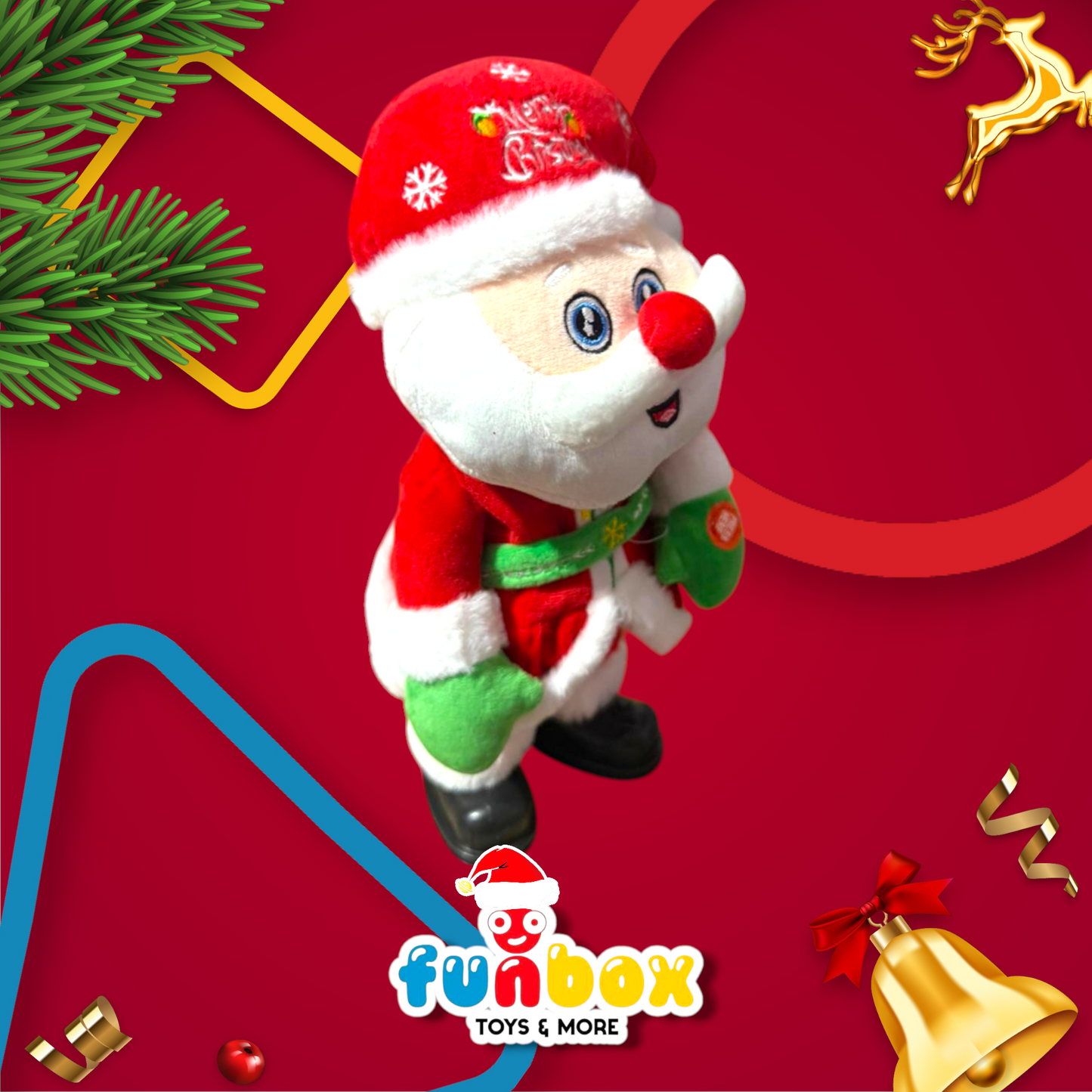 Dancing Santa Plush – Jolly Moves & Holiday Magic!