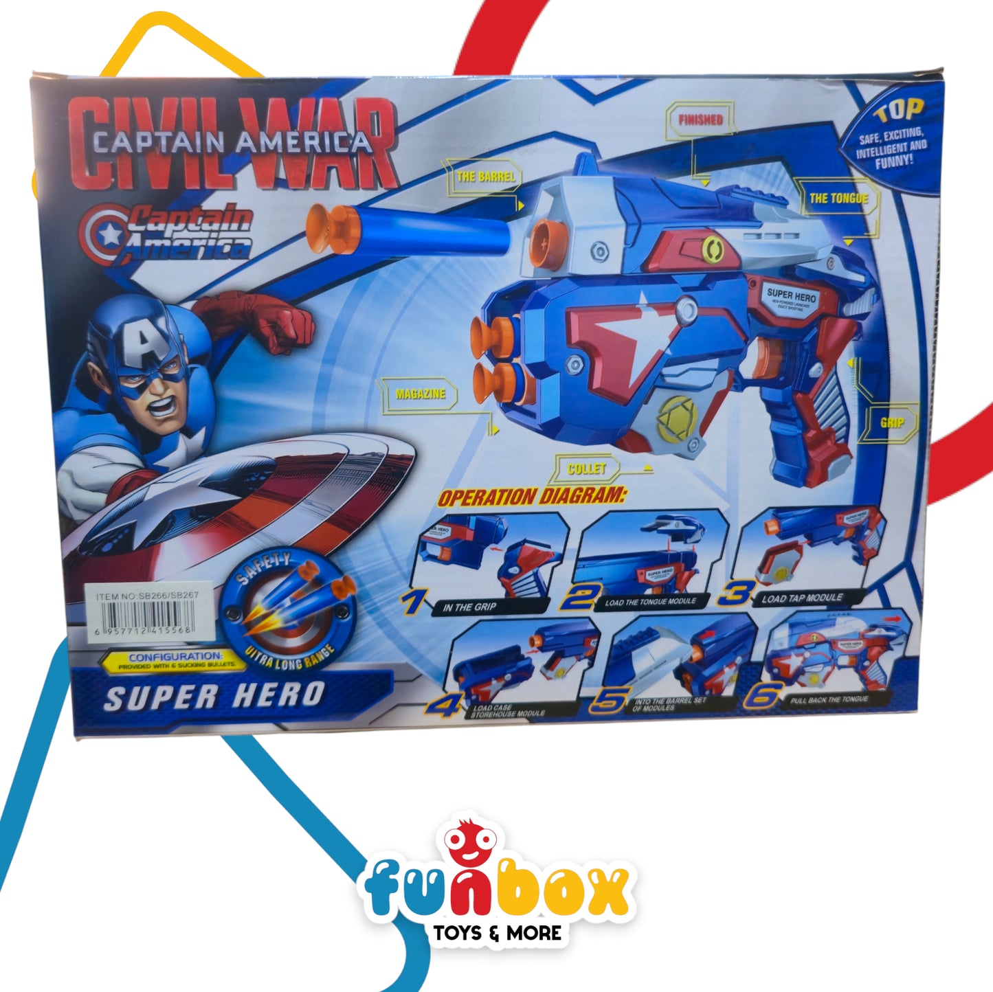 Super Hero Gun – Captain America Blaster