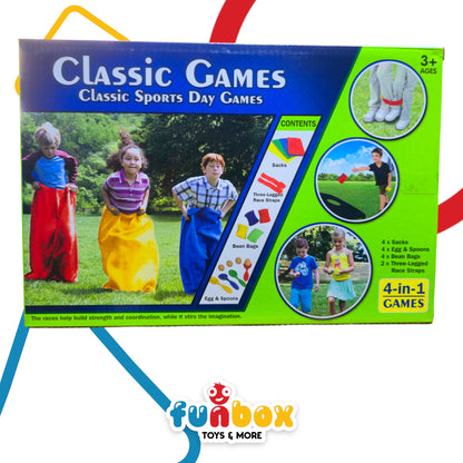 Classic Sports Day Games – 4-in-1 Activity Set