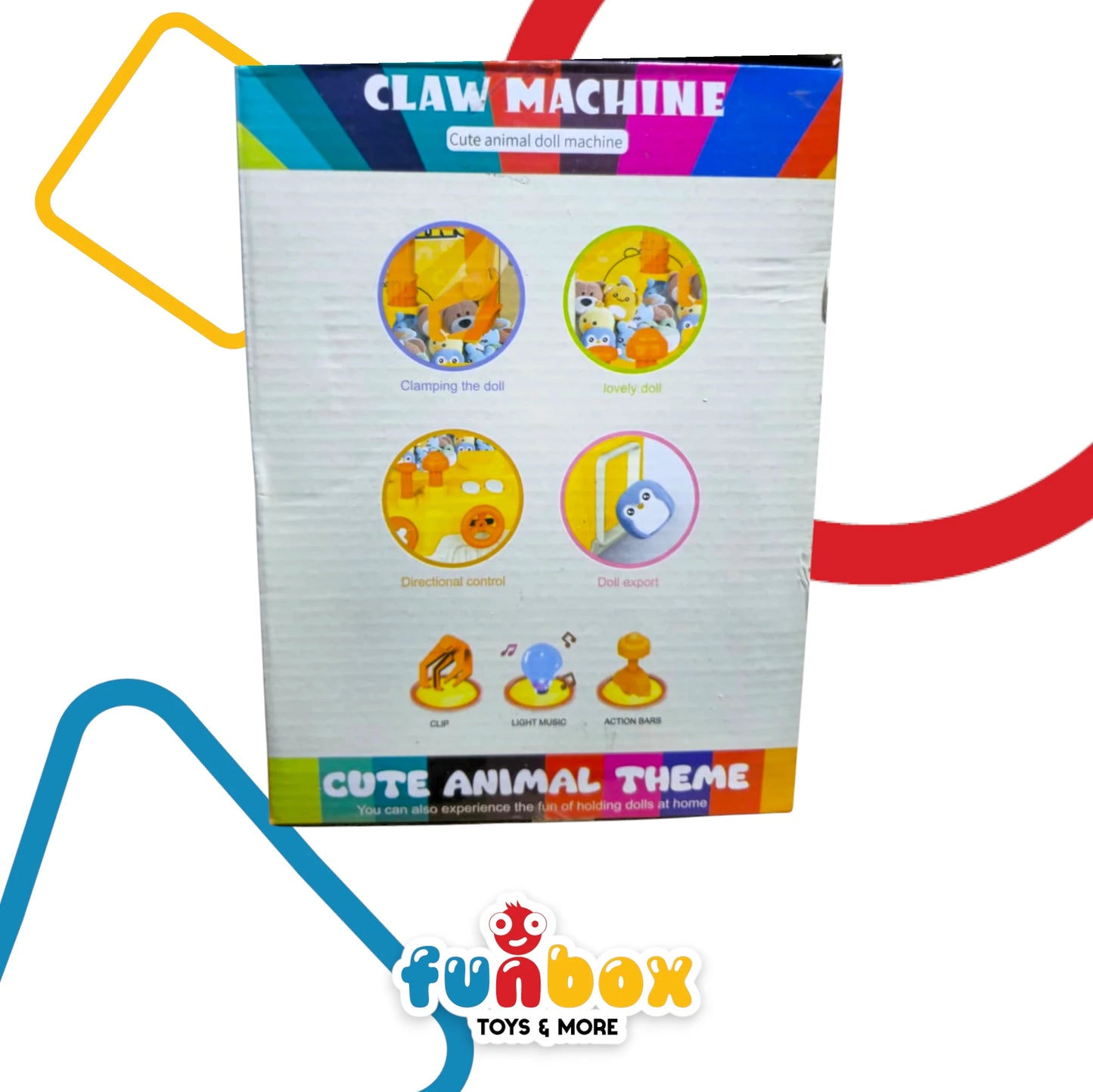 Claw Machine – Cute Animal Doll Edition with Light, Music & Action Bars