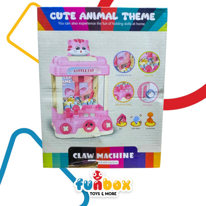 Claw Machine – Cute Animal Doll Edition with Light, Music & Action Bars