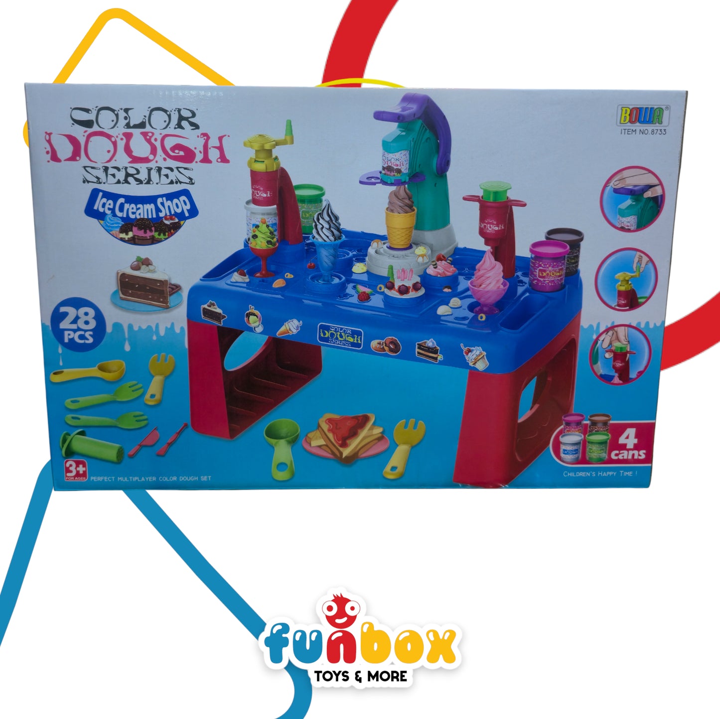 Color Dough Series – Ice Cream Shop Play Set