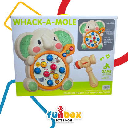 Whack-a-Mole – Elephant Edition Early Education Game with Songs & Learning Features