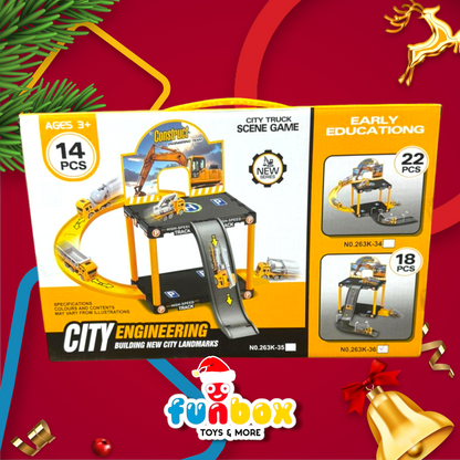 City Engineering Playset – Build Your Own Parking Lot!