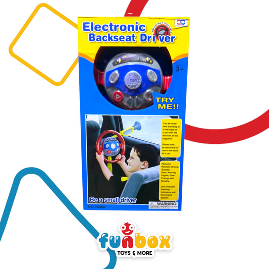 Electronic Backseat Driver – Interactive Steering Toy for Imaginative Road Adventures