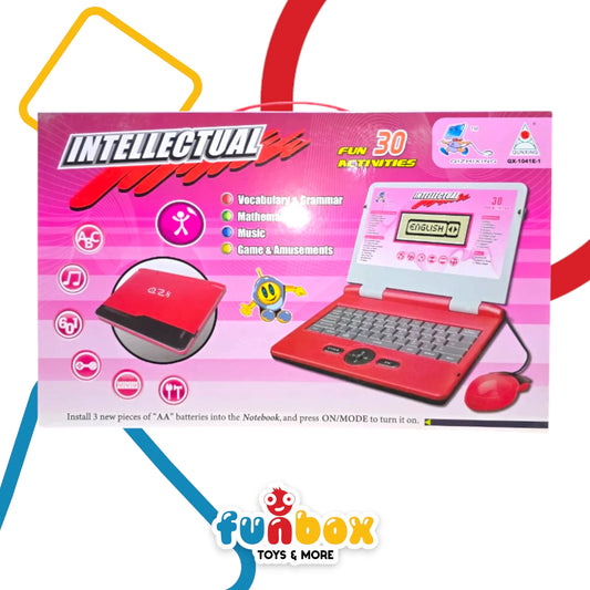 Intellectual Learning Laptop – 30-Activity Educational Toy with Mouse & Music