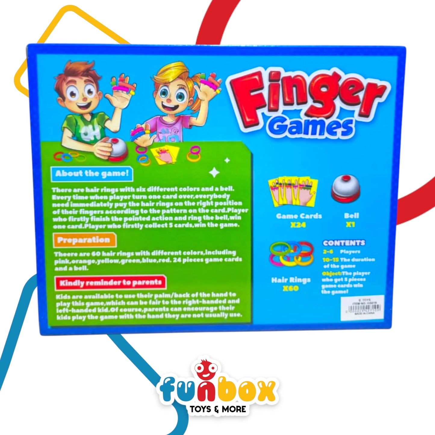 Finger Games – Fast-Paced Matching Challenge with Bell & Hair Rings