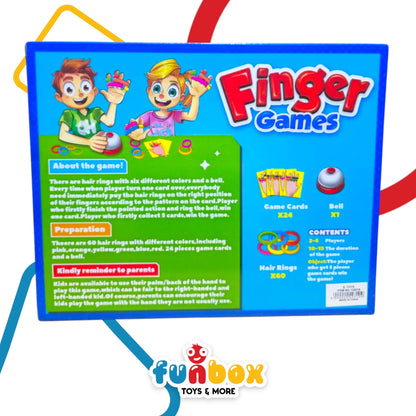 Finger Games – Fast-Paced Matching Challenge with Bell & Hair Rings