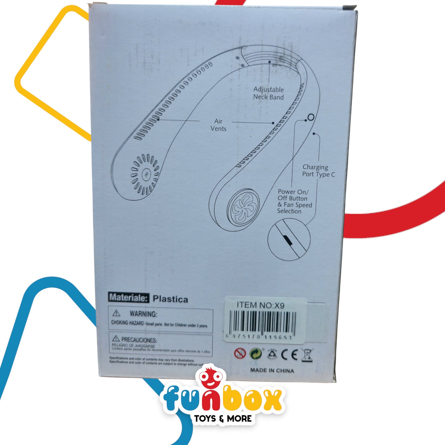 Hanging Neck Fan – Personal Cooling Gear