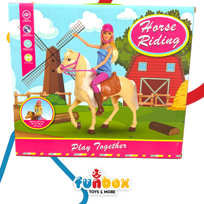 Horse Riding Barbie – Simulation Playset