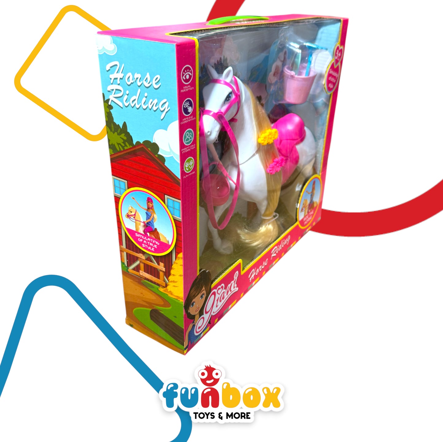 Horse Riding Barbie – Simulation Playset