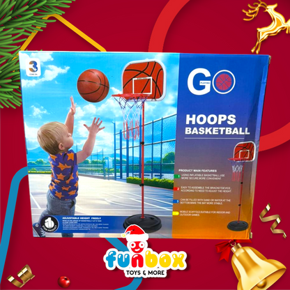 Hoops Basketball Set – Slam Dunk Fun for Ages 3+!