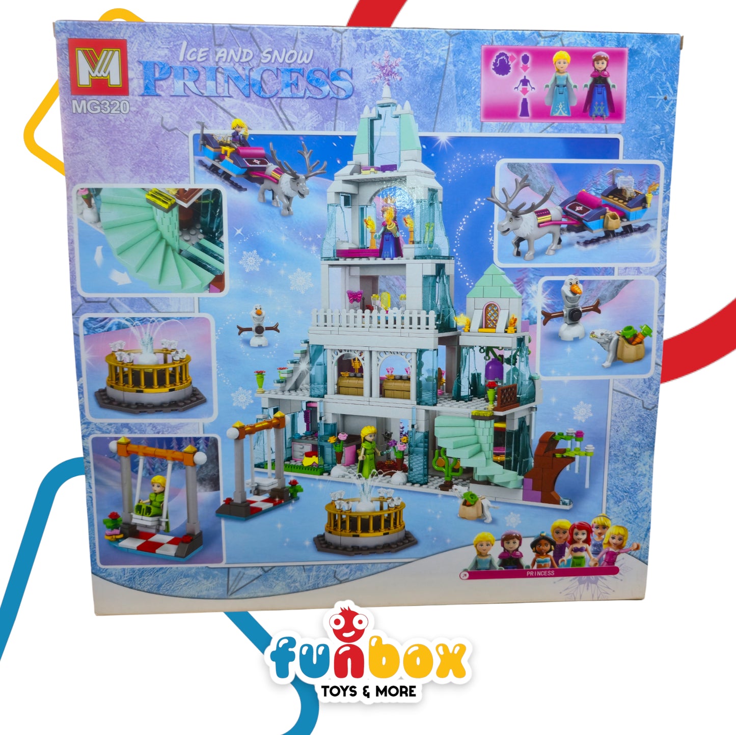 Ice and Snow Princess LEGO Puzzle – Frozen – 752+ Piece Building Set for Kids