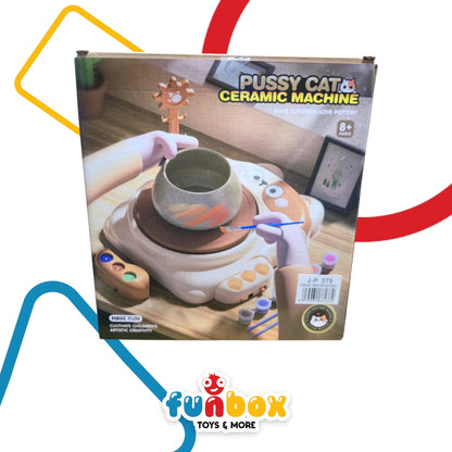 Pussycat Ceramic Machine – Electric Pottery Wheel for Artistic Kids