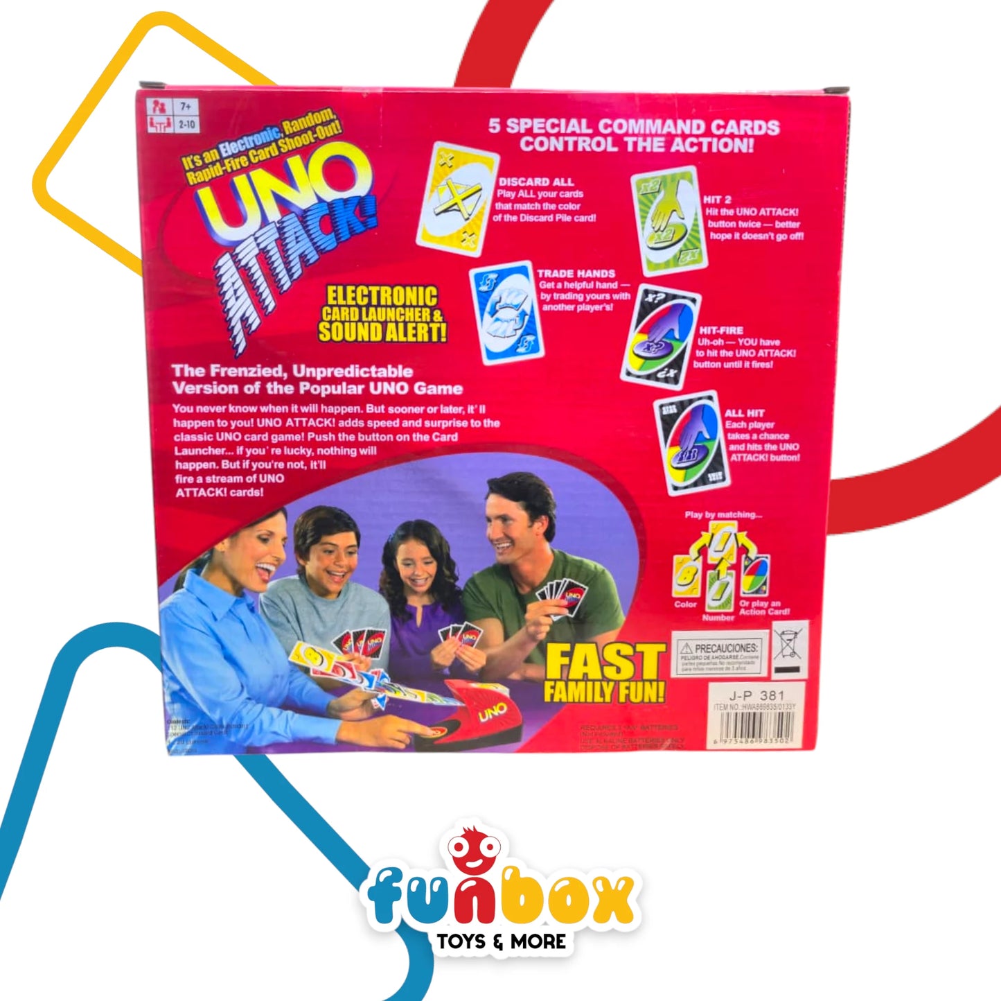 UNO Attack – Fast, Funny, Family Card Shoot-Out with Electronic Launcher