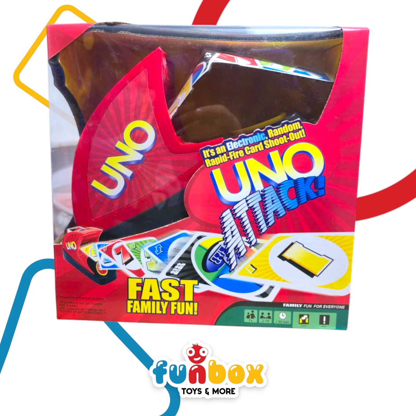 UNO Attack – Fast, Funny, Family Card Shoot-Out with Electronic Launcher