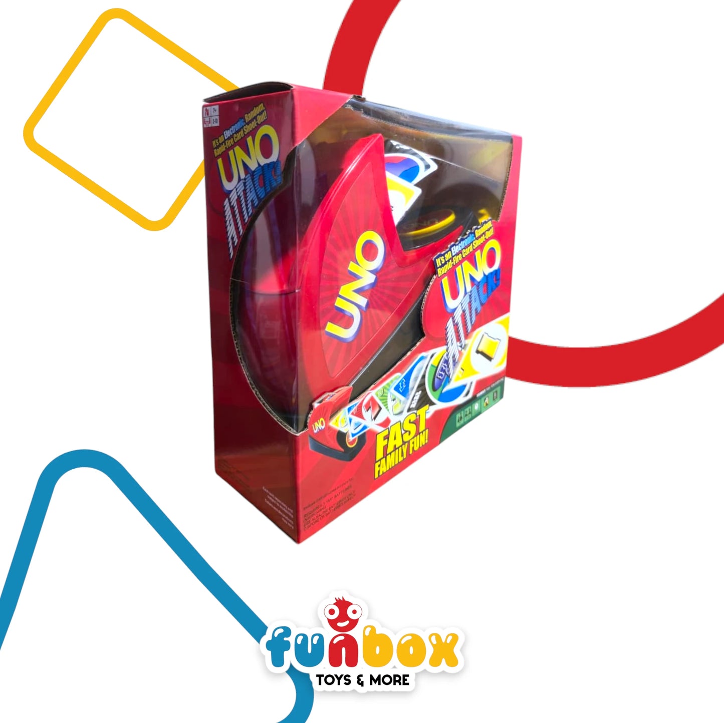 UNO Attack – Fast, Funny, Family Card Shoot-Out with Electronic Launcher