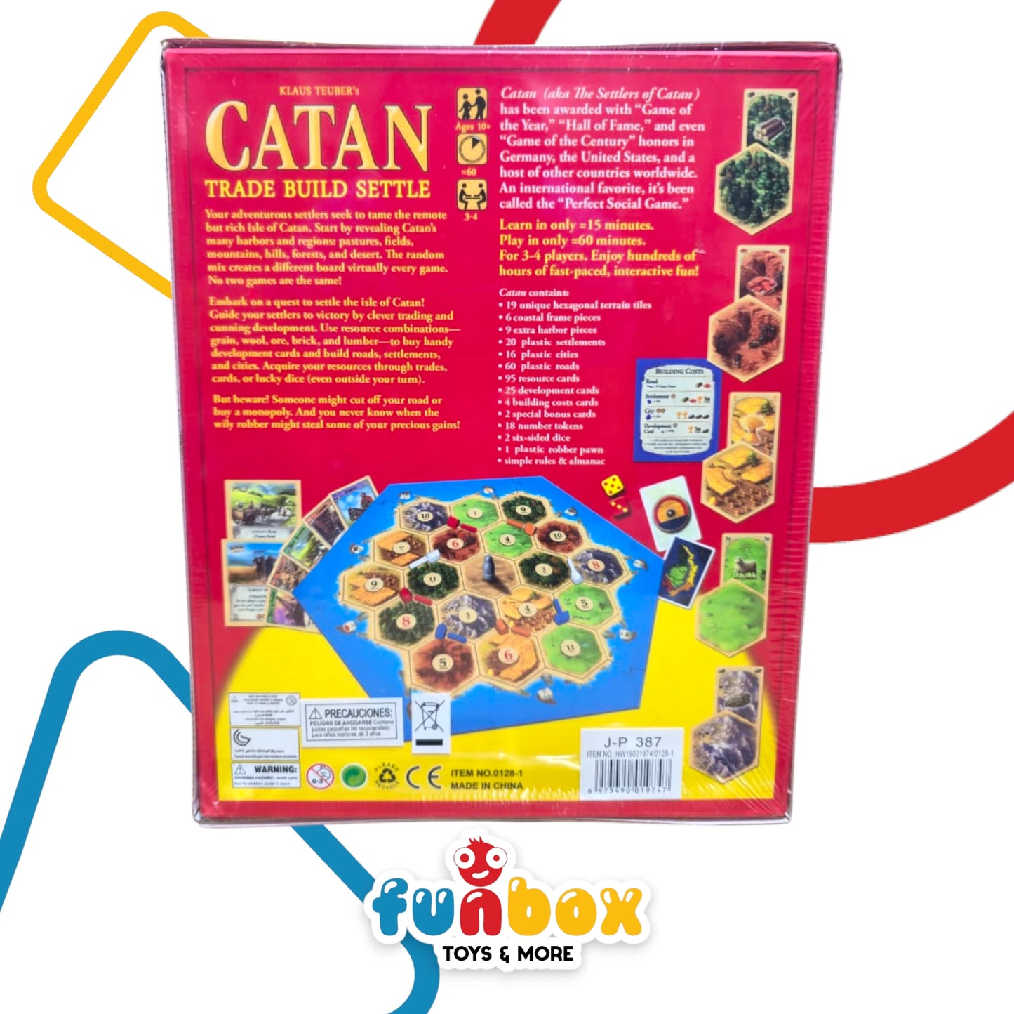 Catan – Trade, Build, Settle. A Strategic Board Game by Klaus Teuber