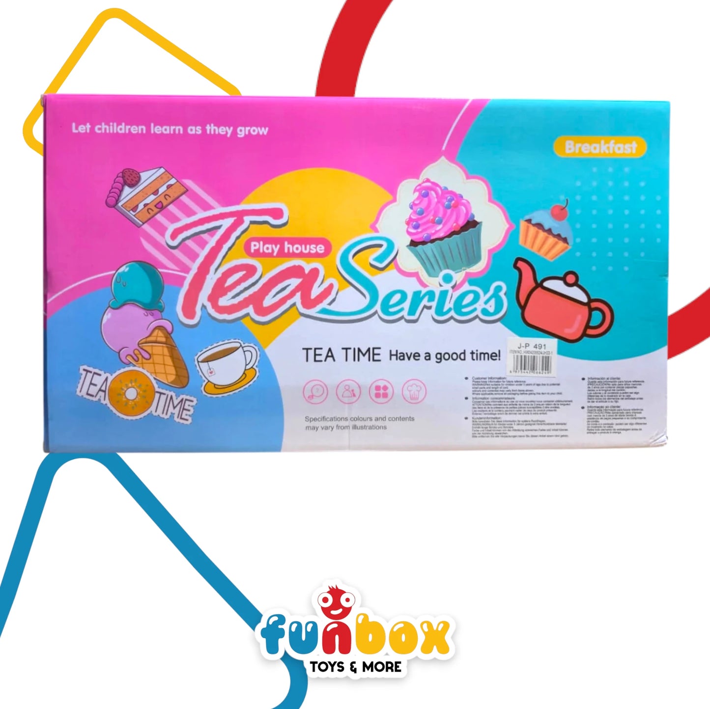 Tea Series – Pretend Play Breakfast & Tea Time Set for Social Learning
