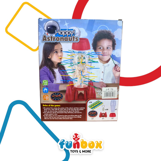 Happy Astronauts – Stick-Based Assembly Game for 2 to 4 Players