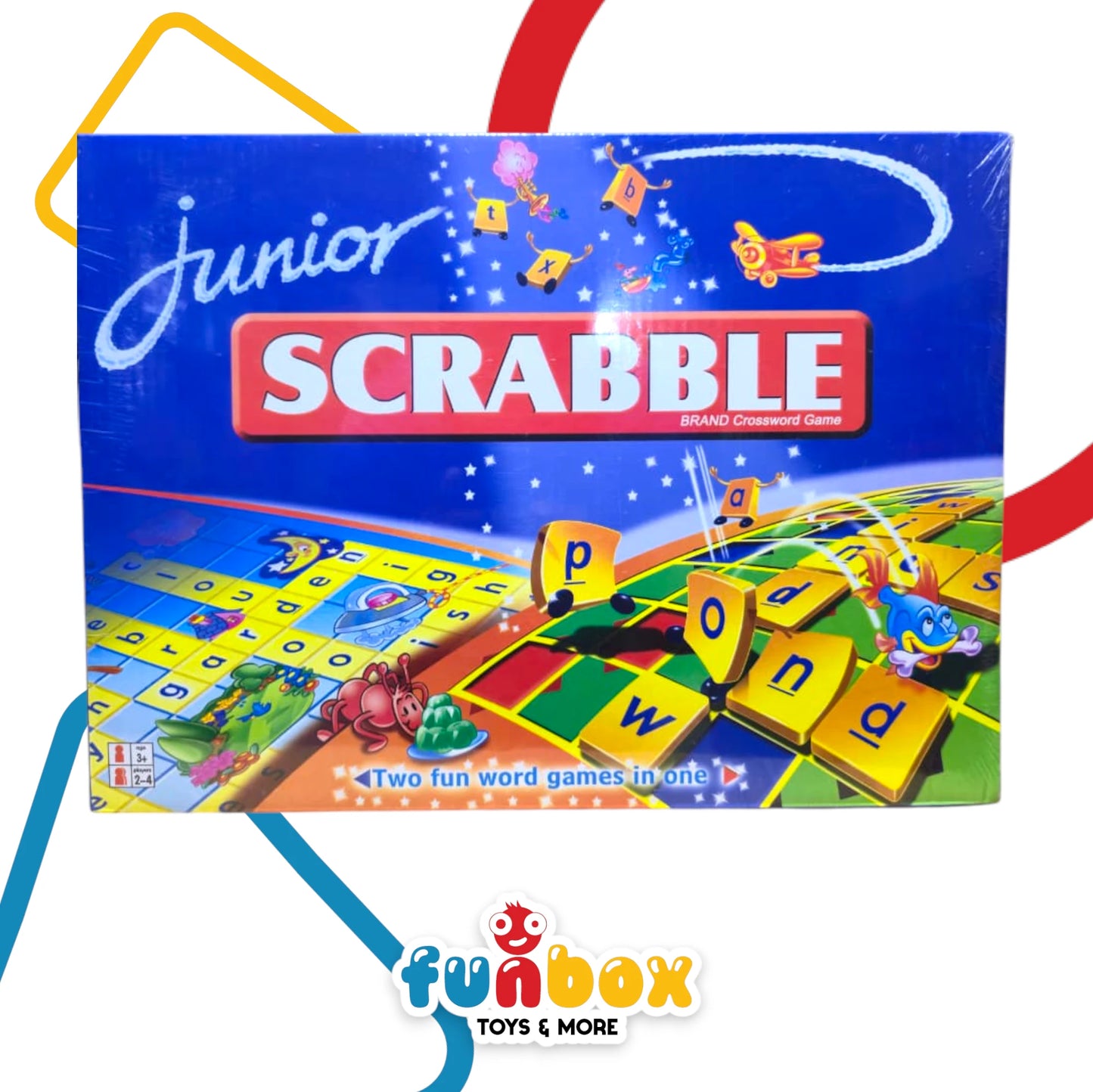 Scrabble Junior – Two-Level Word Game for Growing Minds