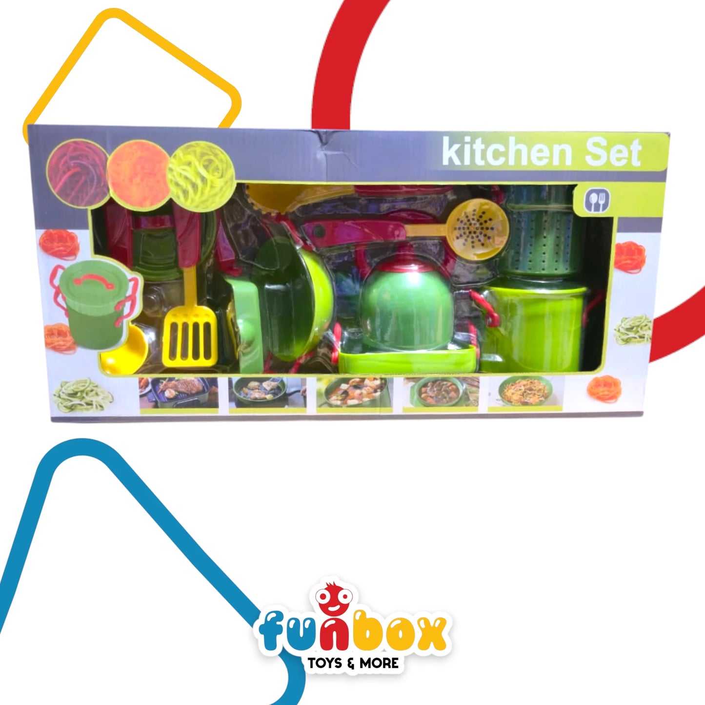 Kitchen Set – 6-Way Cooking Station for Creative Role