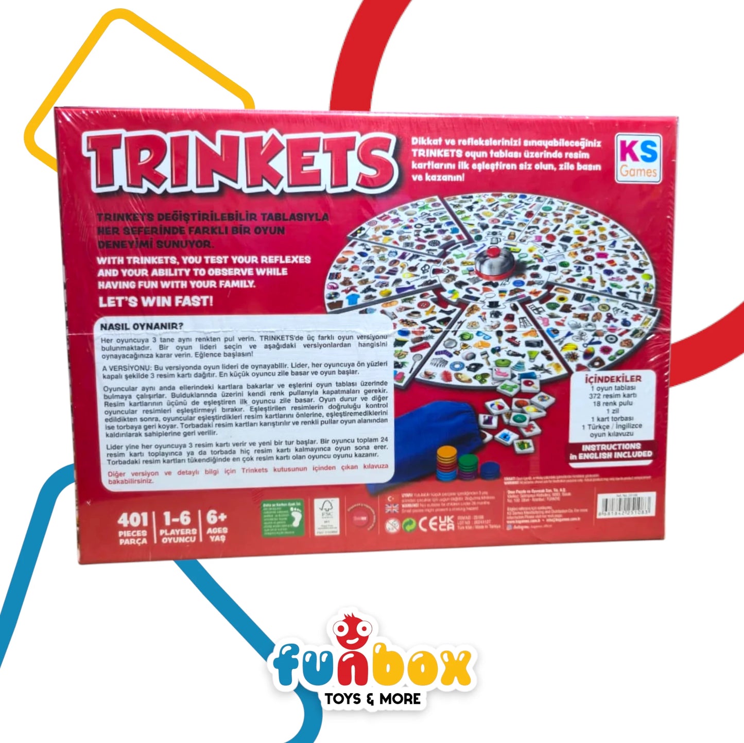 Trinkets – KS Games Edition with 372 Pictures & Bell Challenge