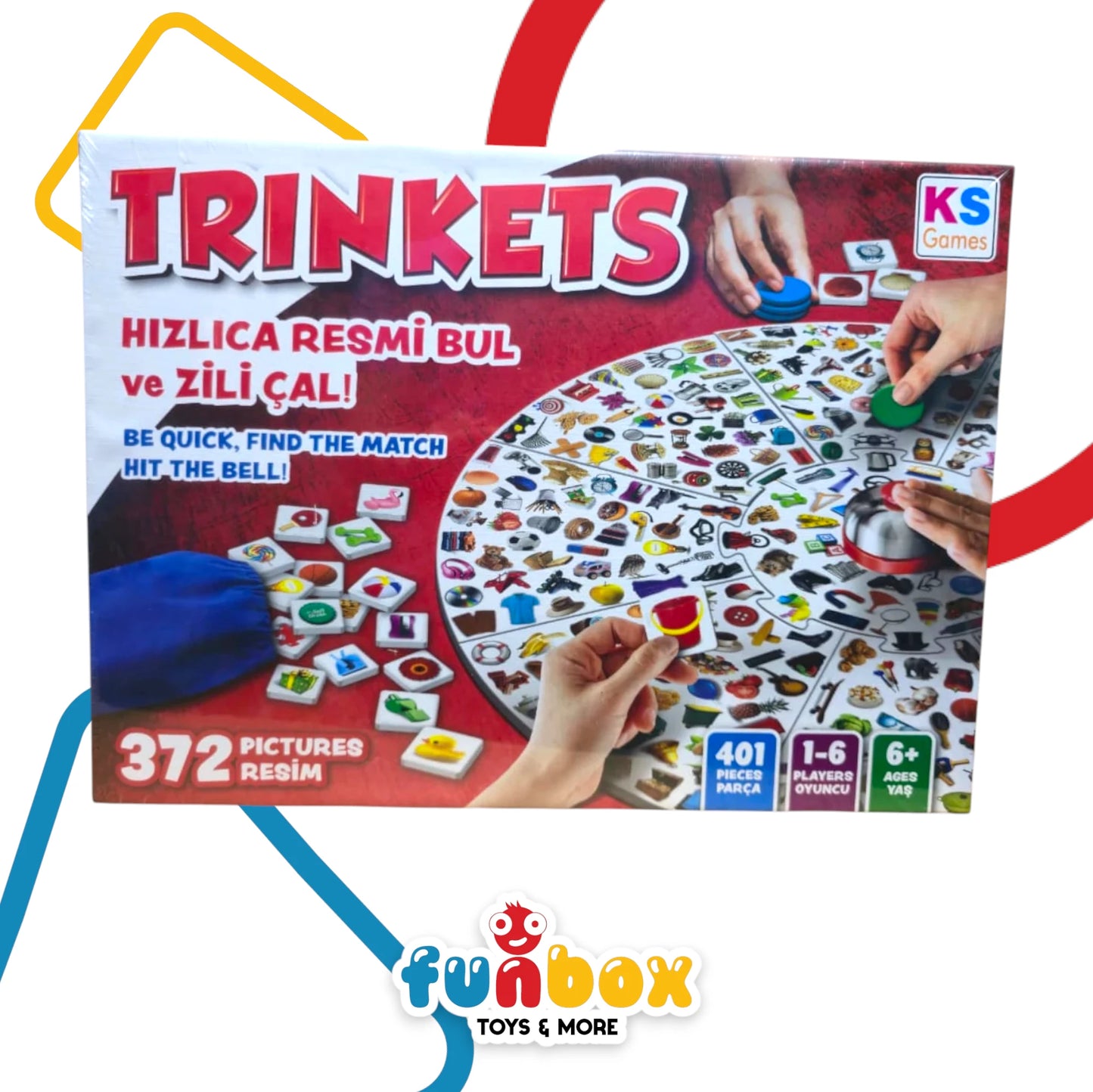 Trinkets – KS Games Edition with 372 Pictures & Bell Challenge