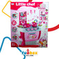 Little Chef Kids Kitchen – 31-Piece Real Action Cooking Set with Light & Sound
