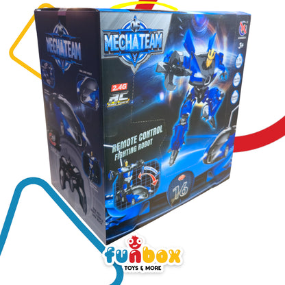 Mecha Team Remote Control Fighting Robot – Transforming & Interactive Robot Toy for Kids