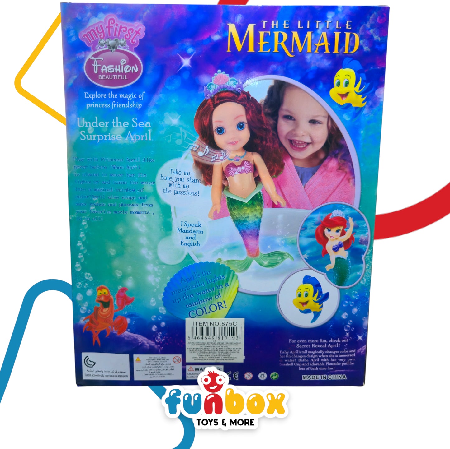 The Little Mermaid Under the Sea Surprise – Magical Princess Doll for Kids