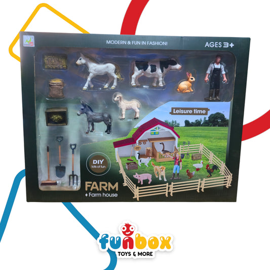 Farm Farm House DIY Set – Interactive Animal & Farm Play for Kids