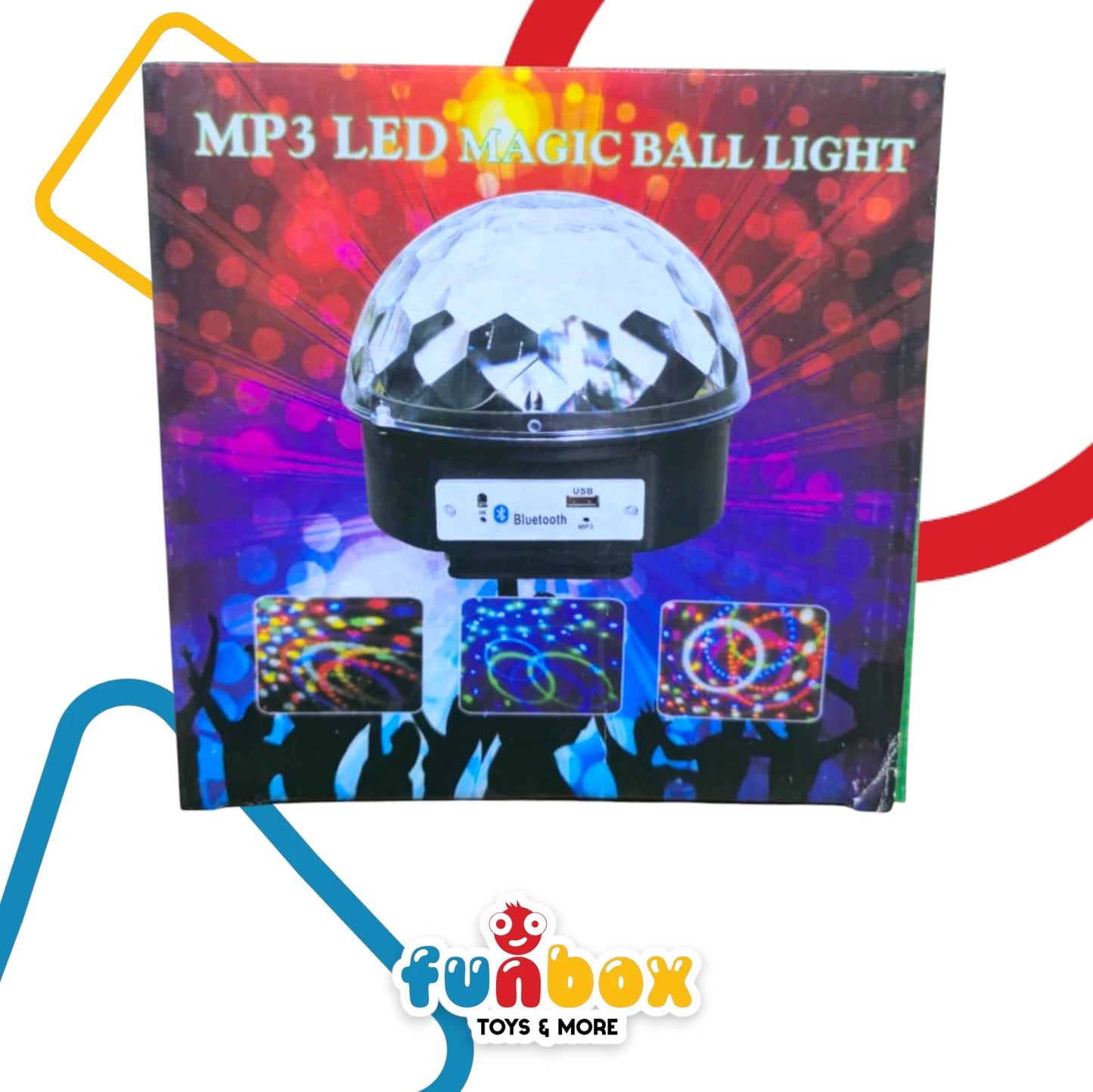 MP3 LED Magic Ball Light – Sound-Sync Party Sphere