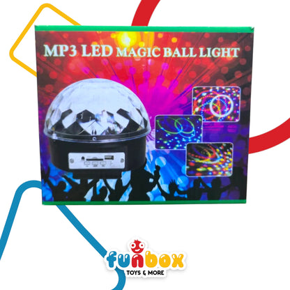 MP3 LED Magic Ball Light – Sound-Sync Party Sphere