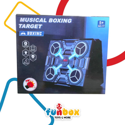 Musical Boxing Target – Bluetooth Wall-Mounted Trainer with Lights, Music & Counter
