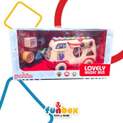 Lovely Music Bus – 2-in-1 Musical & Educational Toy for Toddlers