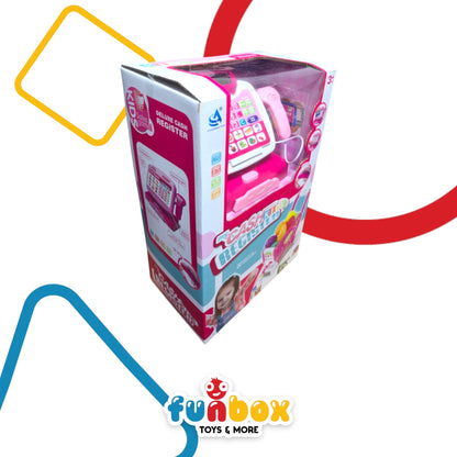 My Cash Register Kids – Deluxe Pretend Play Checkout Set with Sound & Scanner