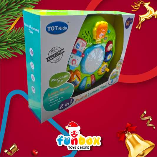 Musical Learning Table – 2-in-1 Play &amp; Learn Fun!