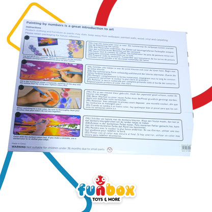 Paint by Numbers – Cobbled Streets of Greece – Complete Acrylic Painting Kit for Kids & Adults